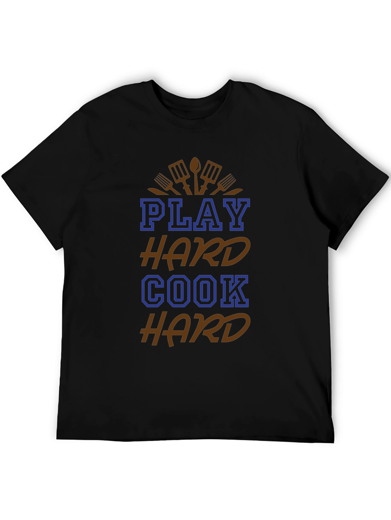 Play Hard Cook Hard Graphic T-Shirt