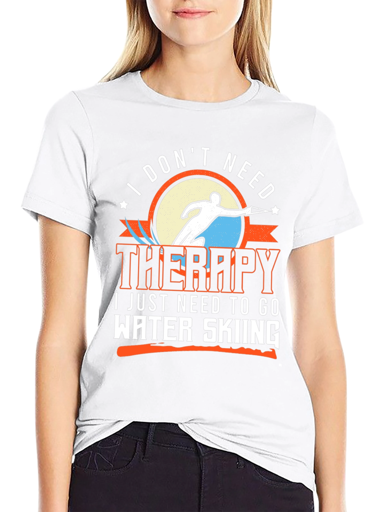 Water Skiing Therapy T-Shirt