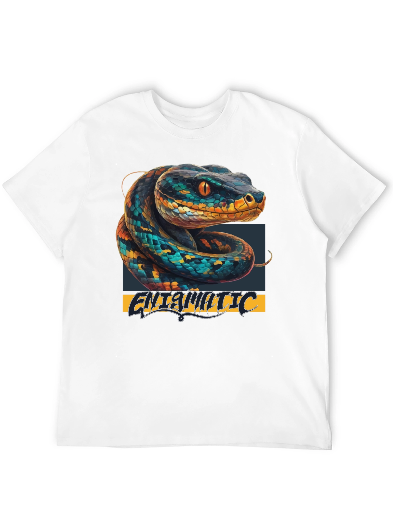 Snake Graphic T-Shirt - Cool Animal Print Tee