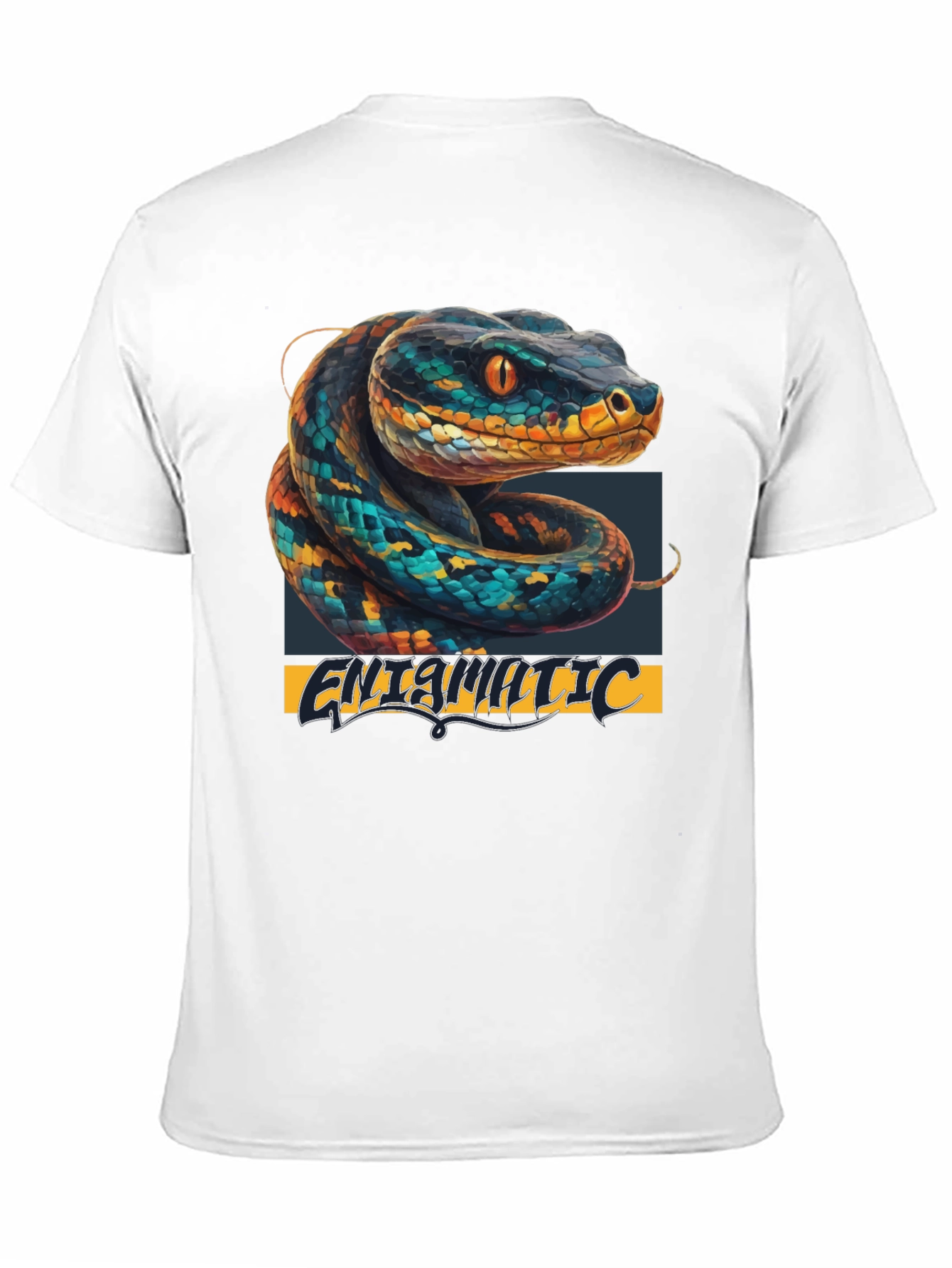 Snake Graphic T-Shirt - Cool Animal Print Tee