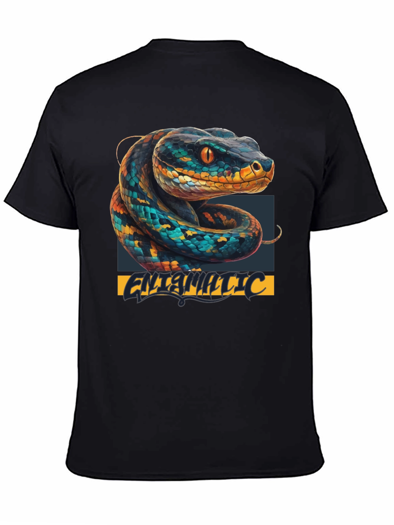 Snake Graphic T-Shirt - Cool Animal Print Tee