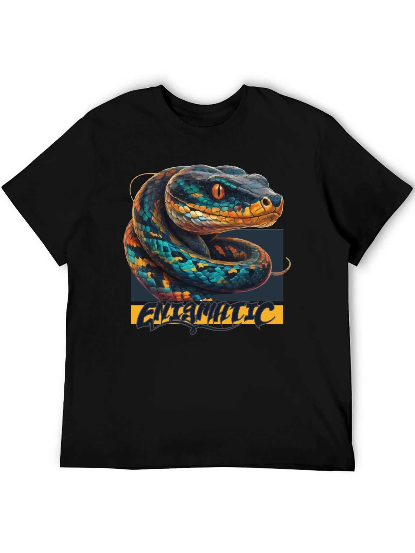Snake Graphic T-Shirt - Cool Animal Print Tee