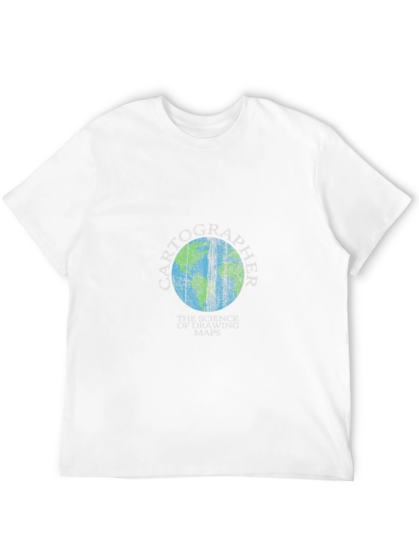 Cartographer Graphic T-Shirt - Science of Drawing Maps