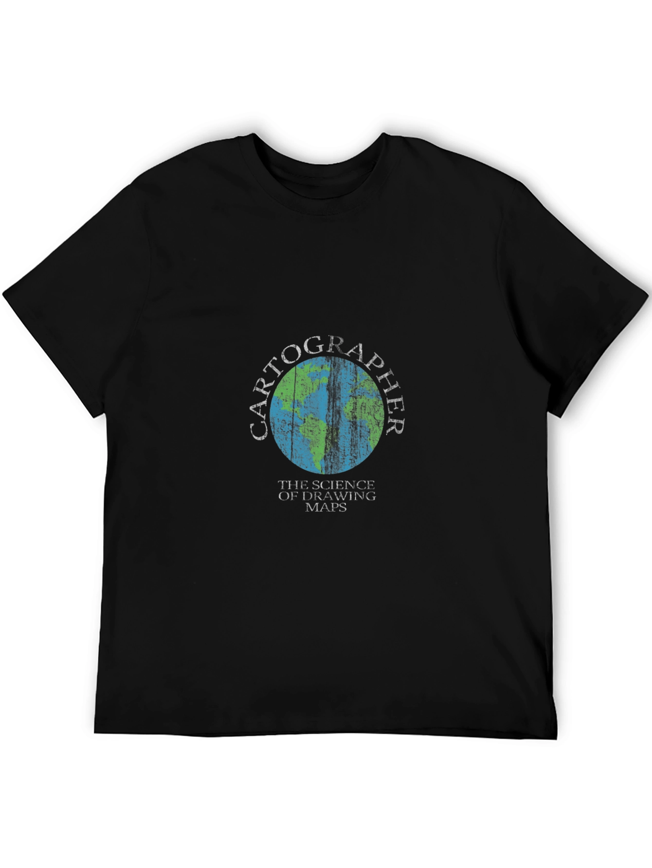 Cartographer Graphic T-Shirt - Science of Drawing Maps