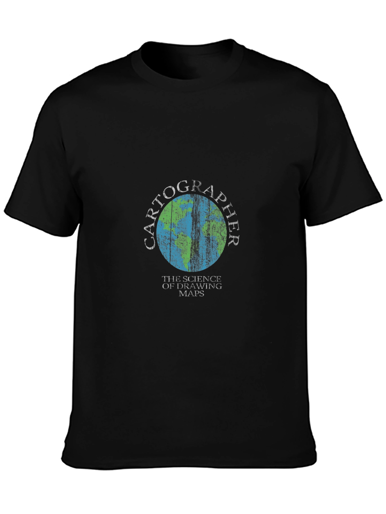 Cartographer Graphic T-Shirt - Science of Drawing Maps