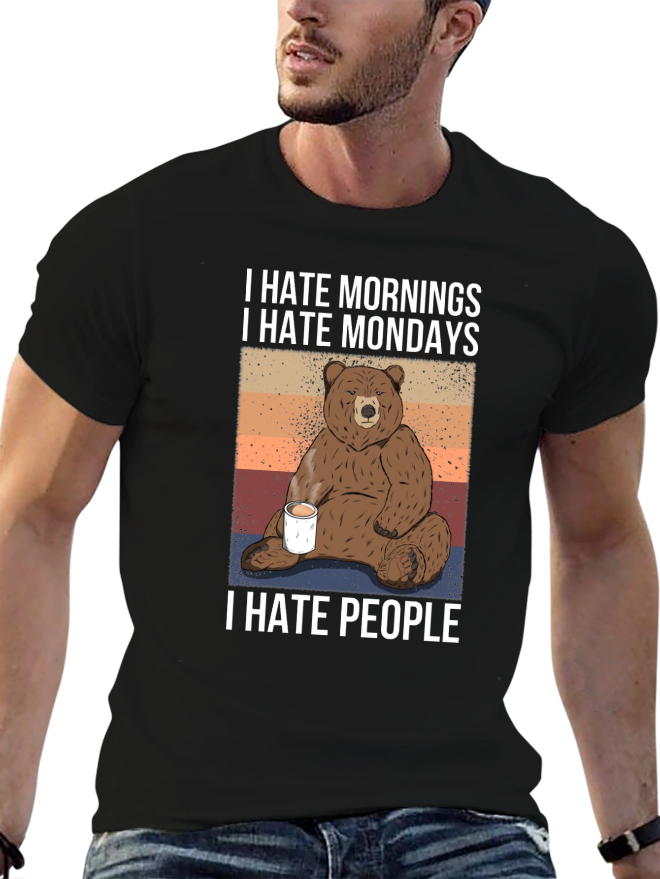 I Hate Mornings Mondays People T-Shirt