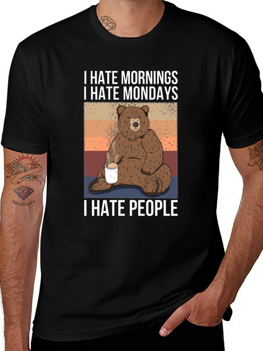 I Hate Mornings Mondays People T-Shirt