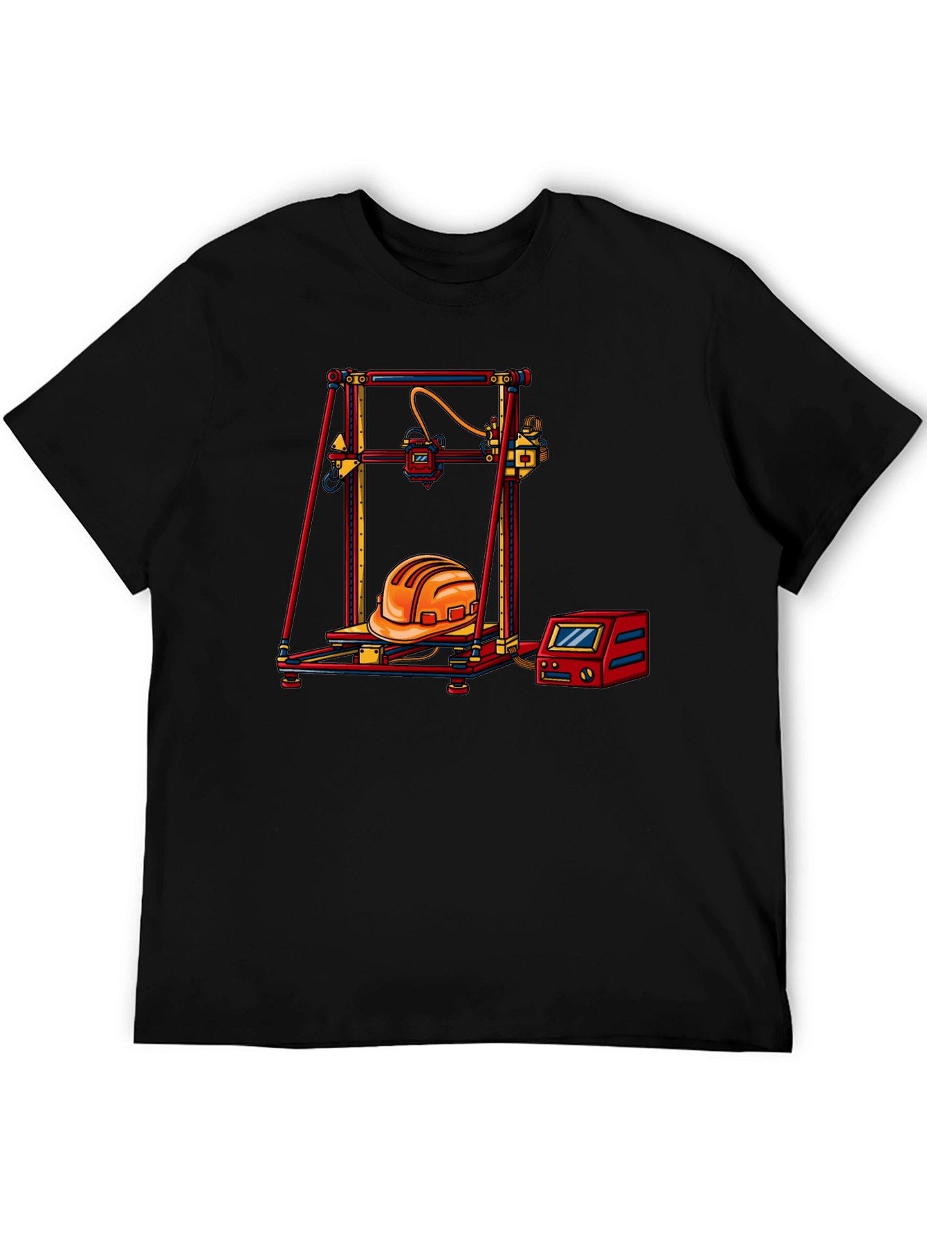 3D Printing Hard Hat Graphic Tee