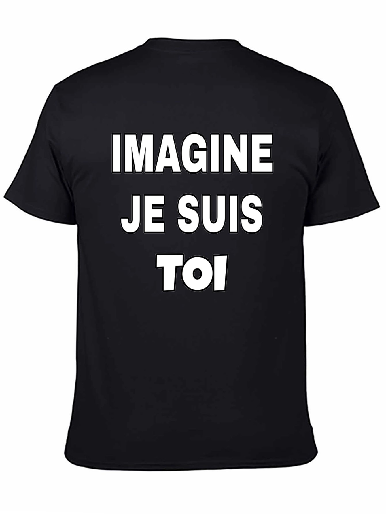 Imagine Je Suis Toi Black Tee