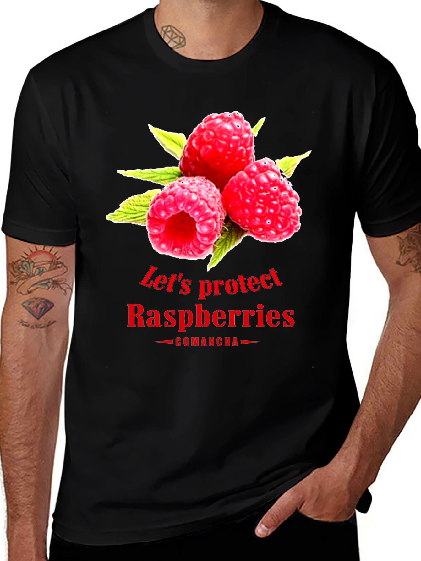 Raspberry Protection T-Shirt - Comancha Design