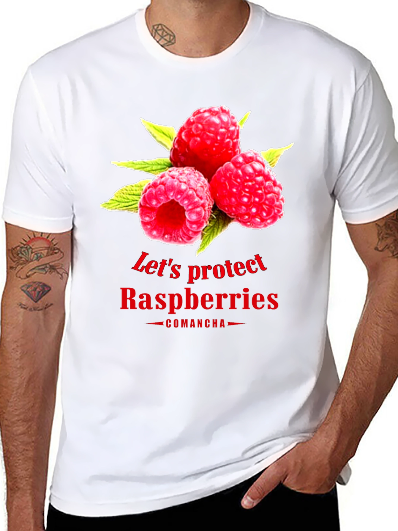 Raspberry Protection T-Shirt - Comancha Design