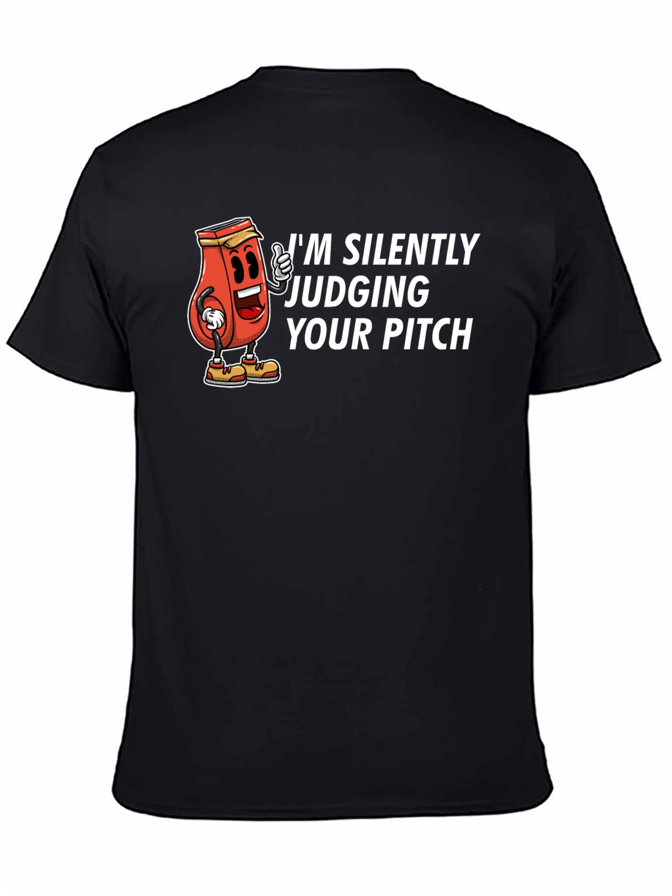 Funny Judging Your Pitch Graphic T-Shirt