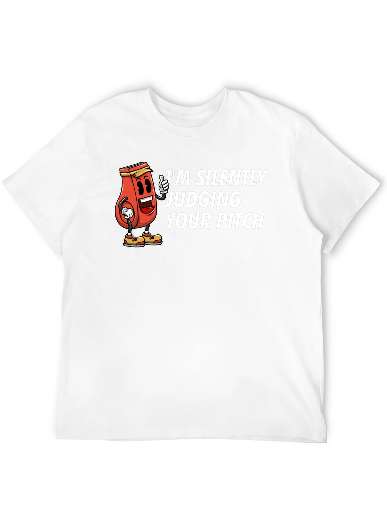 Funny Judging Your Pitch Graphic T-Shirt
