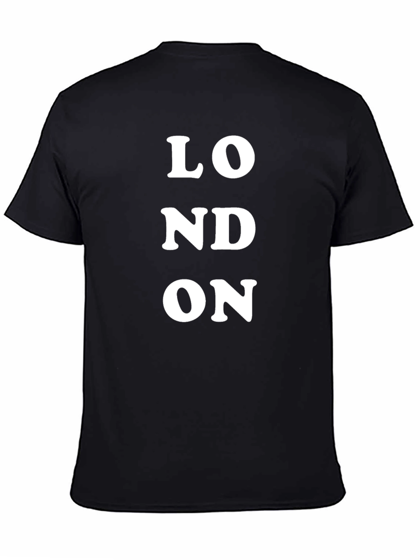 London Graphic Print Black T-Shirt
