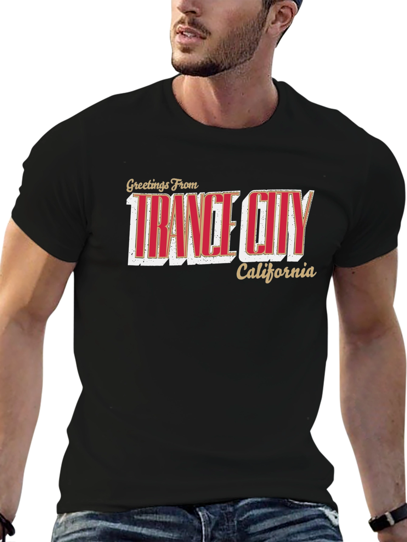 Trance City California T-Shirt - Retro Style Tee