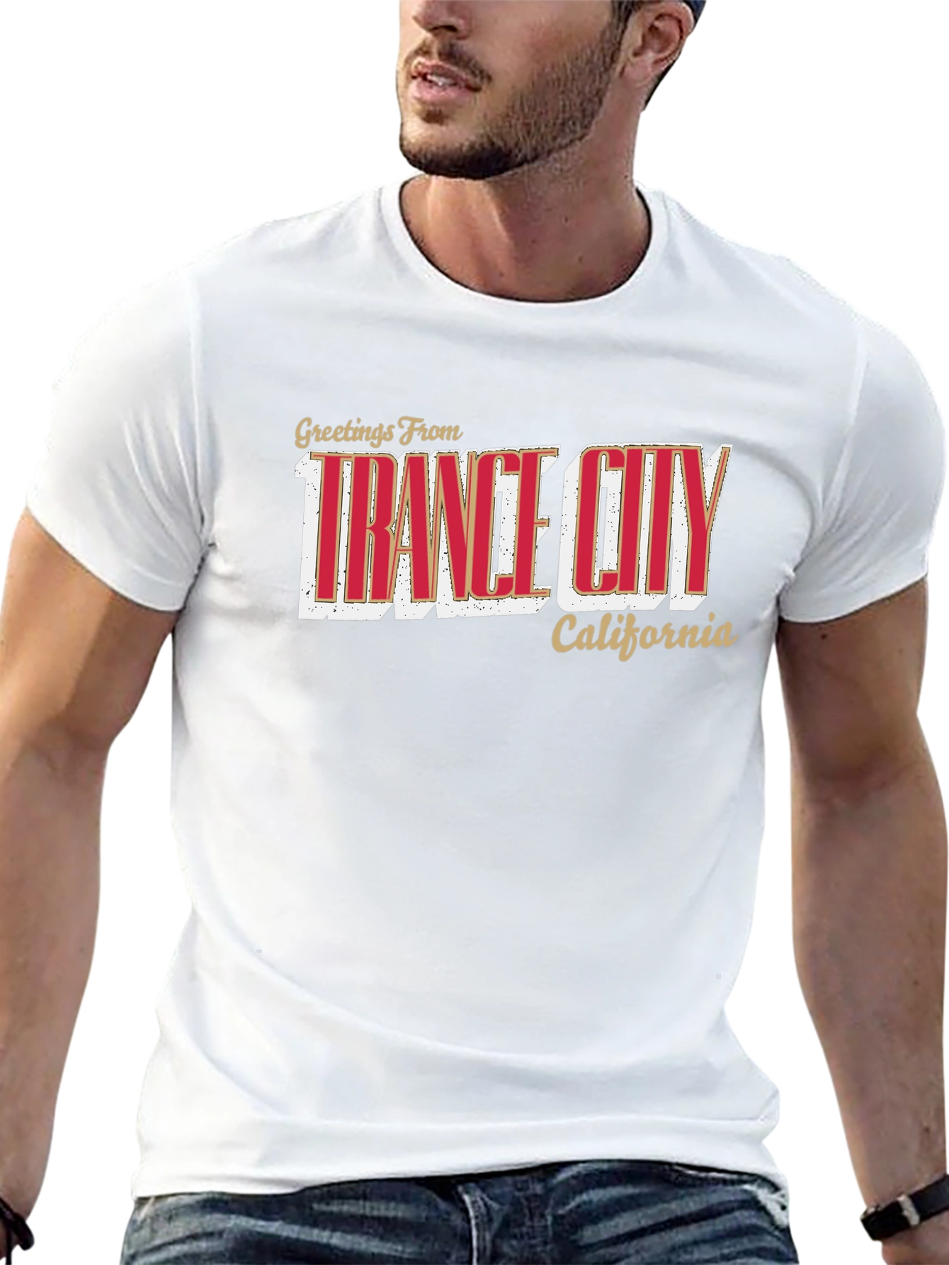 Trance City California T-Shirt - Retro Style Tee