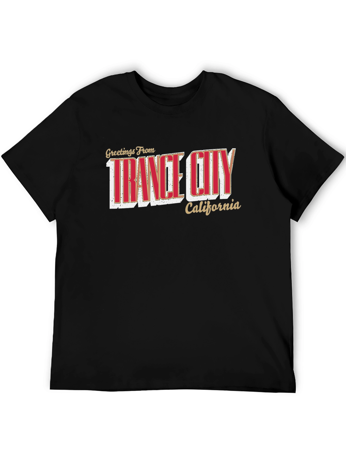 Trance City California T-Shirt - Retro Style Tee