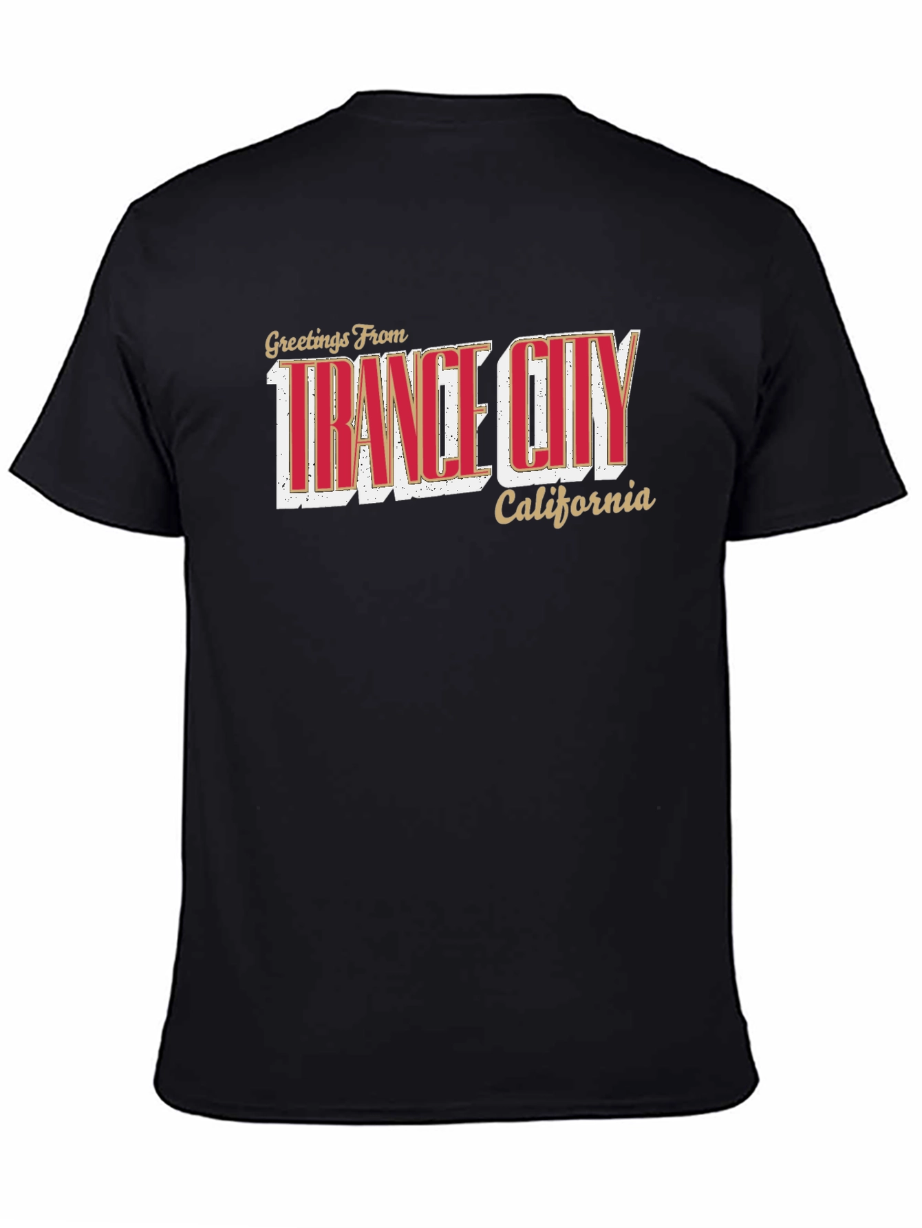 Trance City California T-Shirt - Retro Style Tee