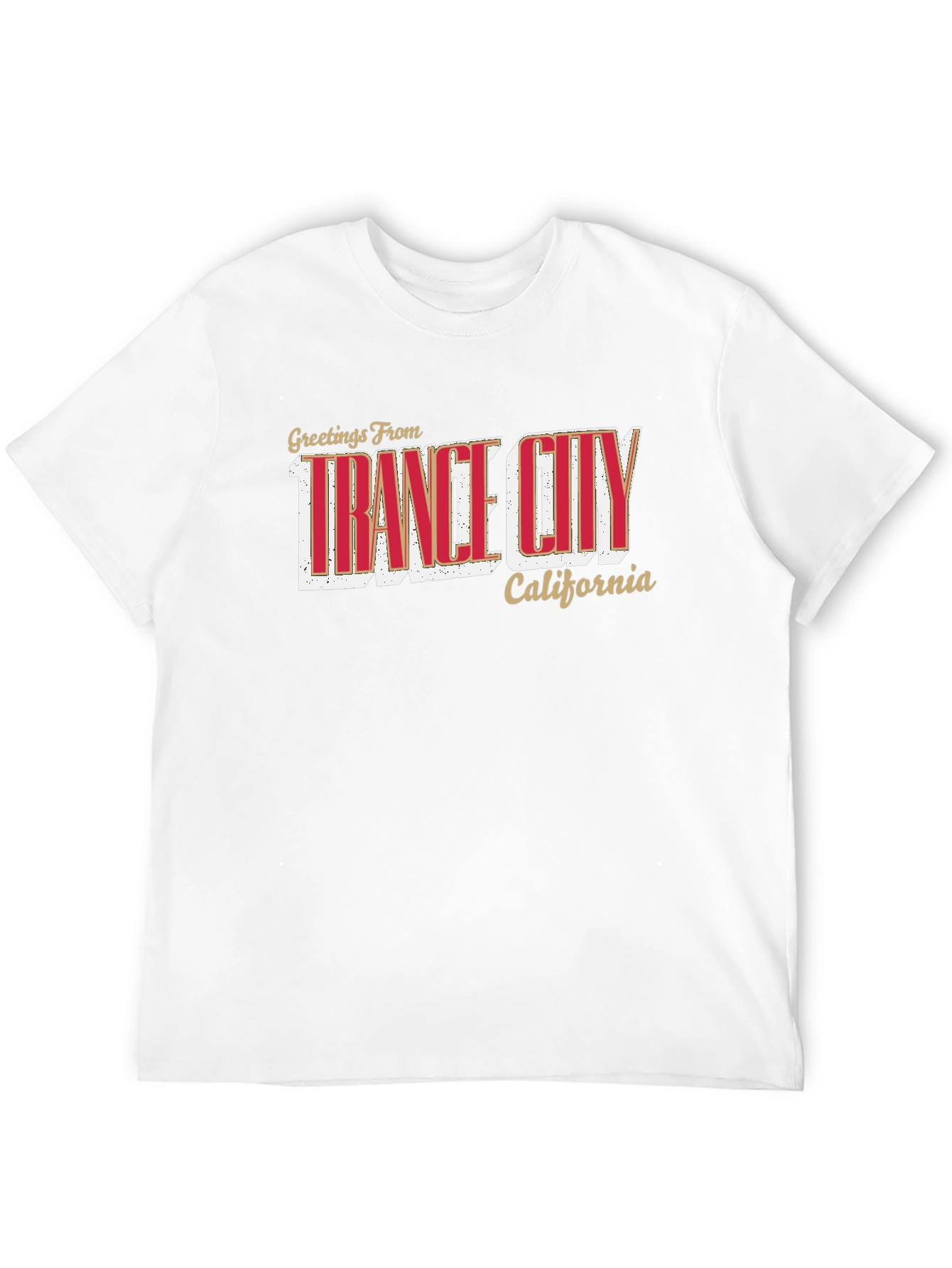 Trance City California T-Shirt - Retro Style Tee