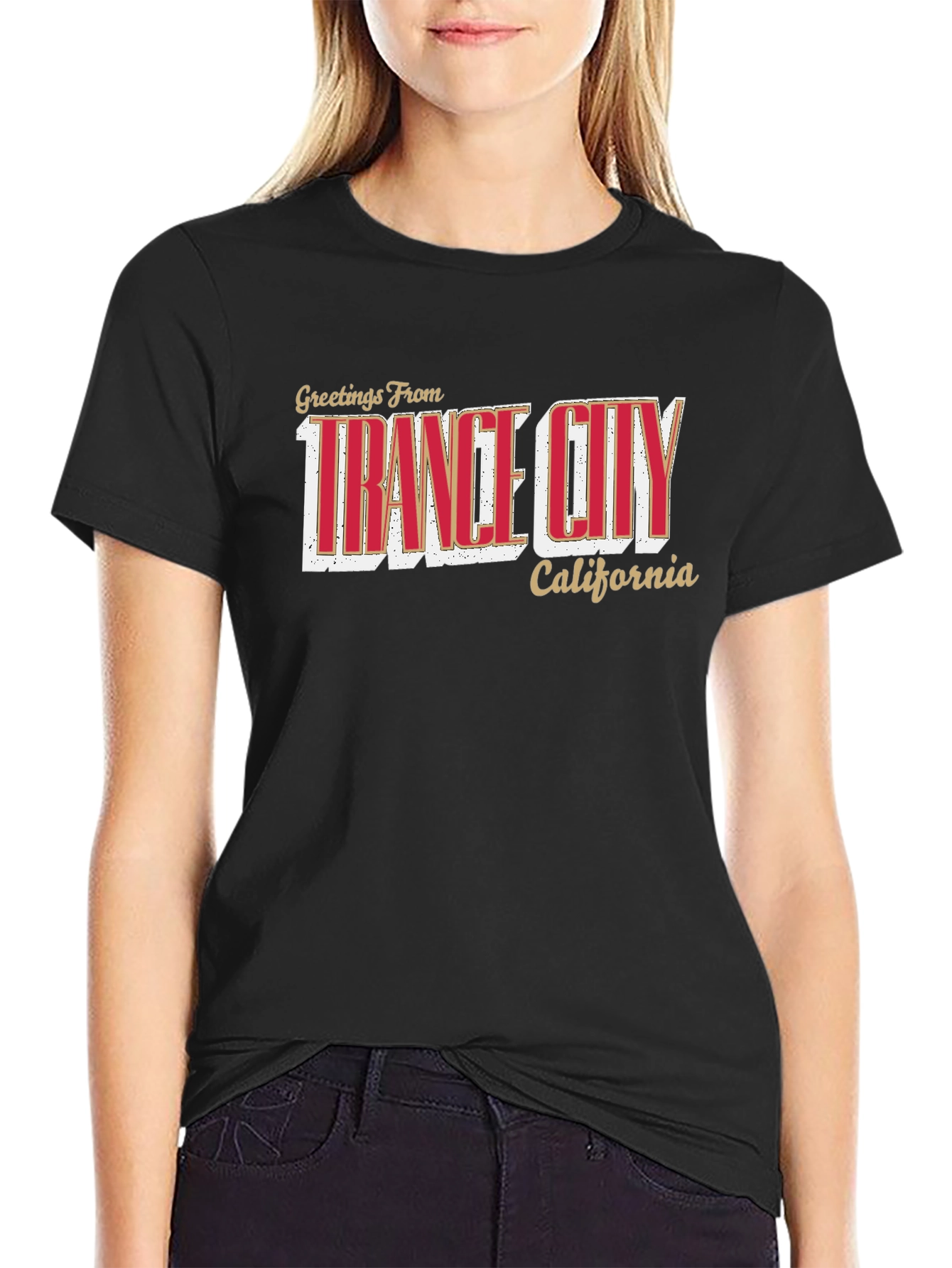 Trance City California T-Shirt - Retro Style Tee