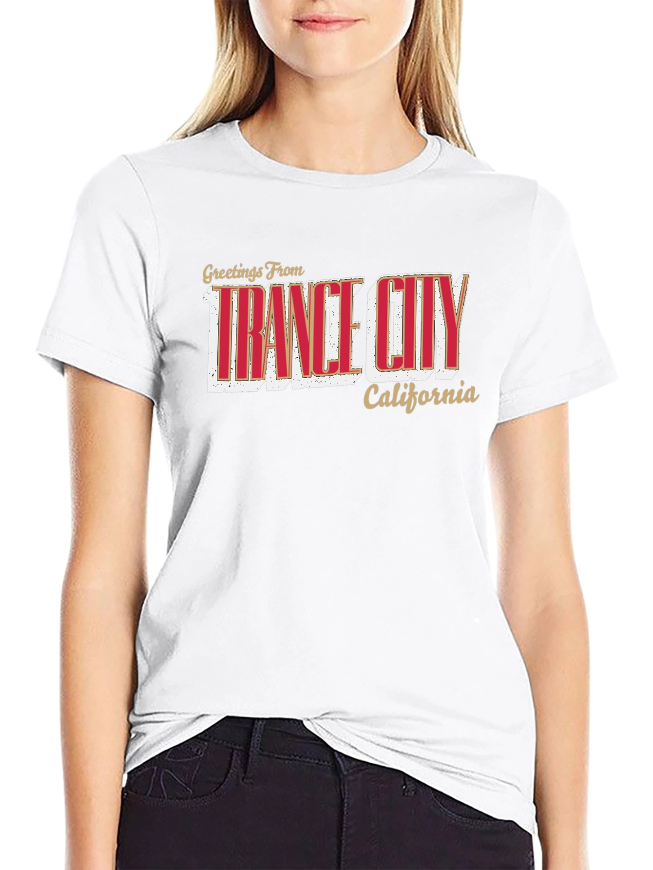 Trance City California T-Shirt - Retro Style Tee