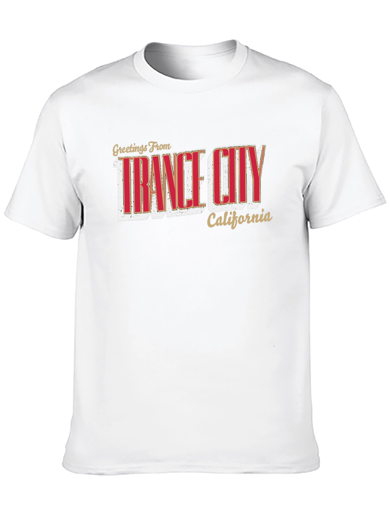 Trance City California T-Shirt - Retro Style Tee