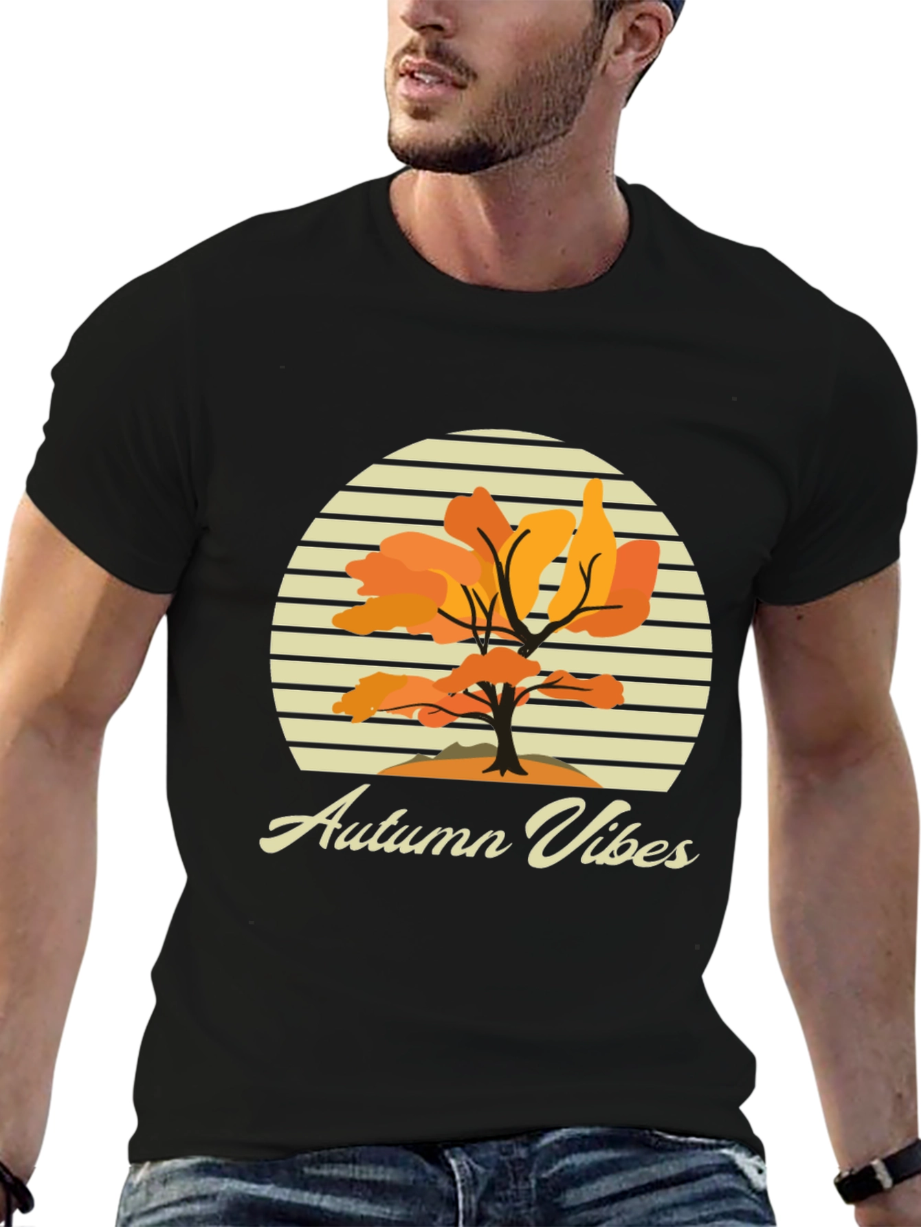 Autumn Vibes Graphic Tee - Stylish Fall Apparel