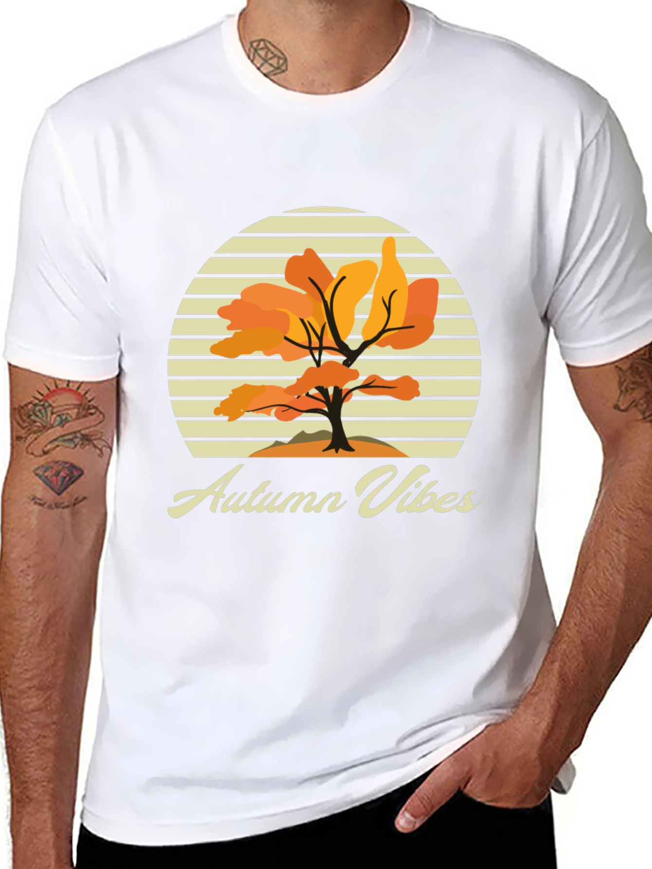 Autumn Vibes Graphic Tee - Stylish Fall Apparel