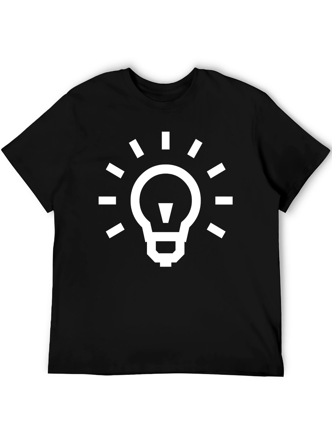 Light Bulb Idea Graphic Tee - Soft Cotton