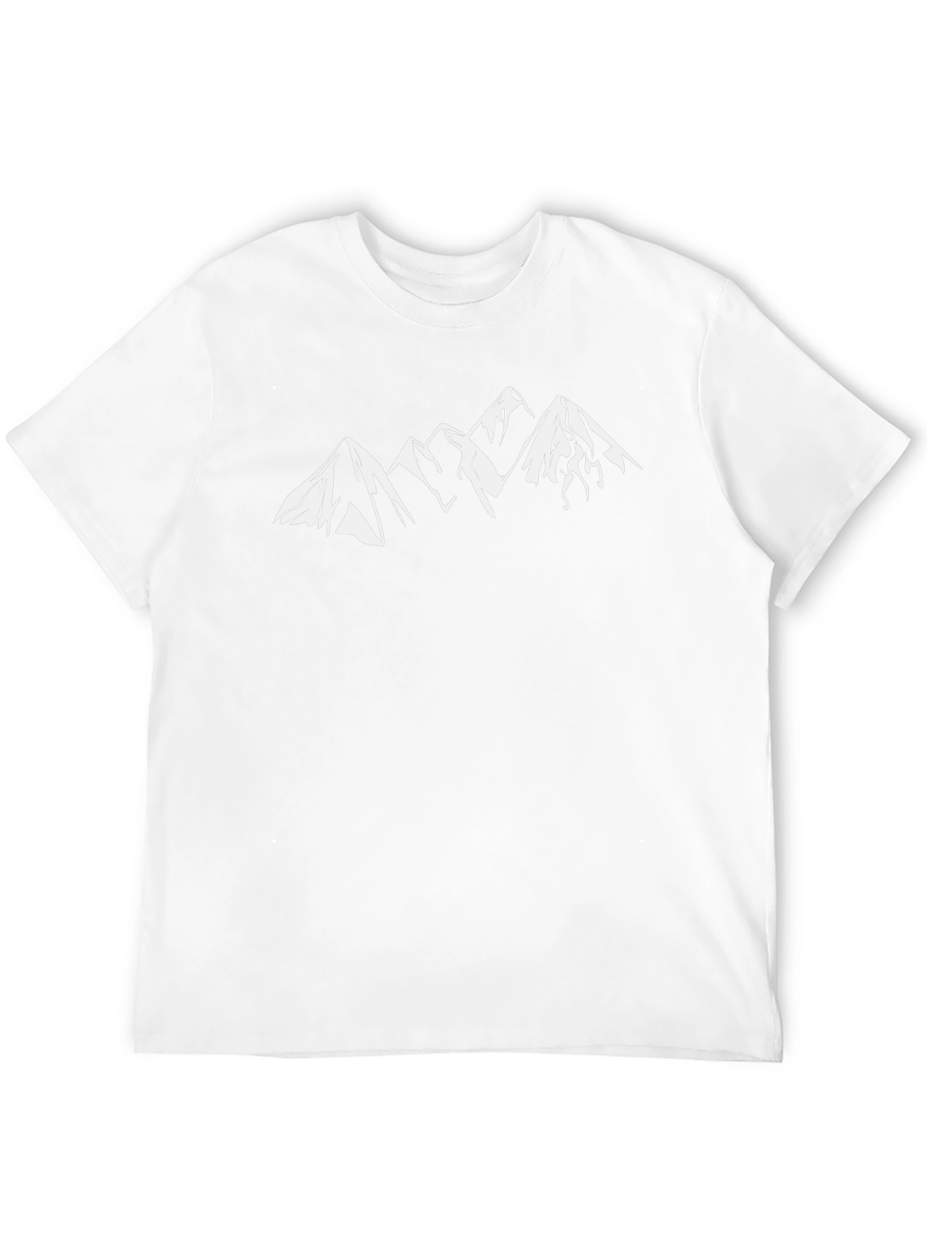 Mountain Peaks Graphic Tee - Black