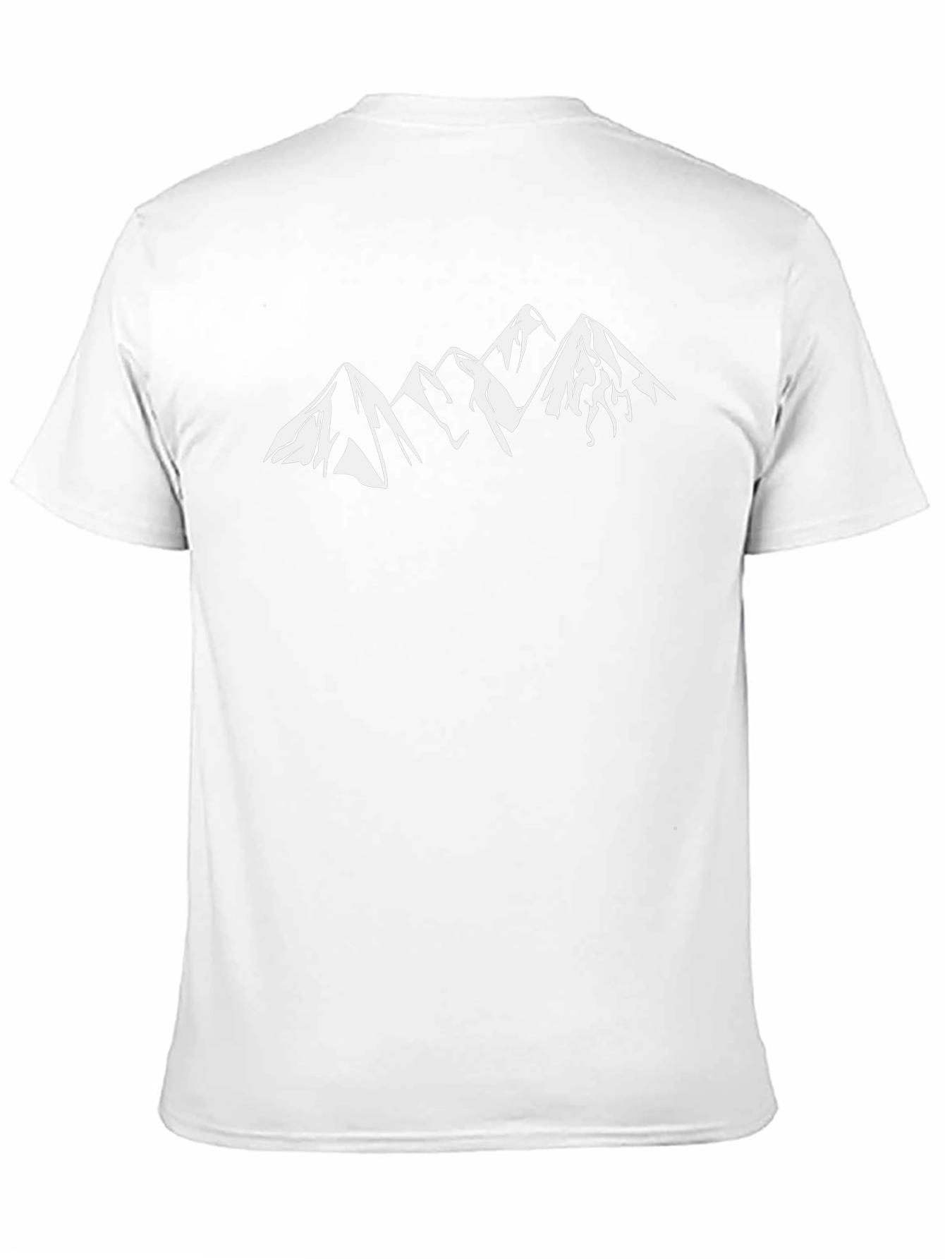 Mountain Peaks Graphic Tee - Black
