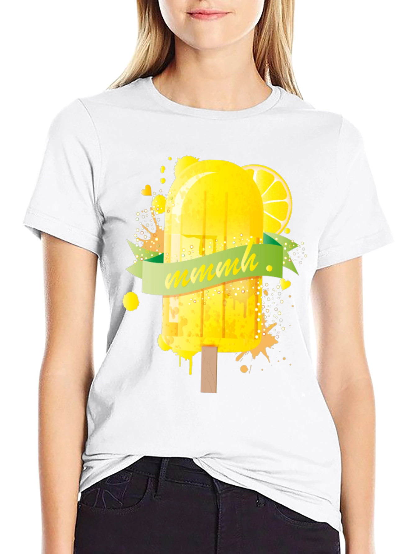 Lemon Popsicle Graphic T-Shirt
