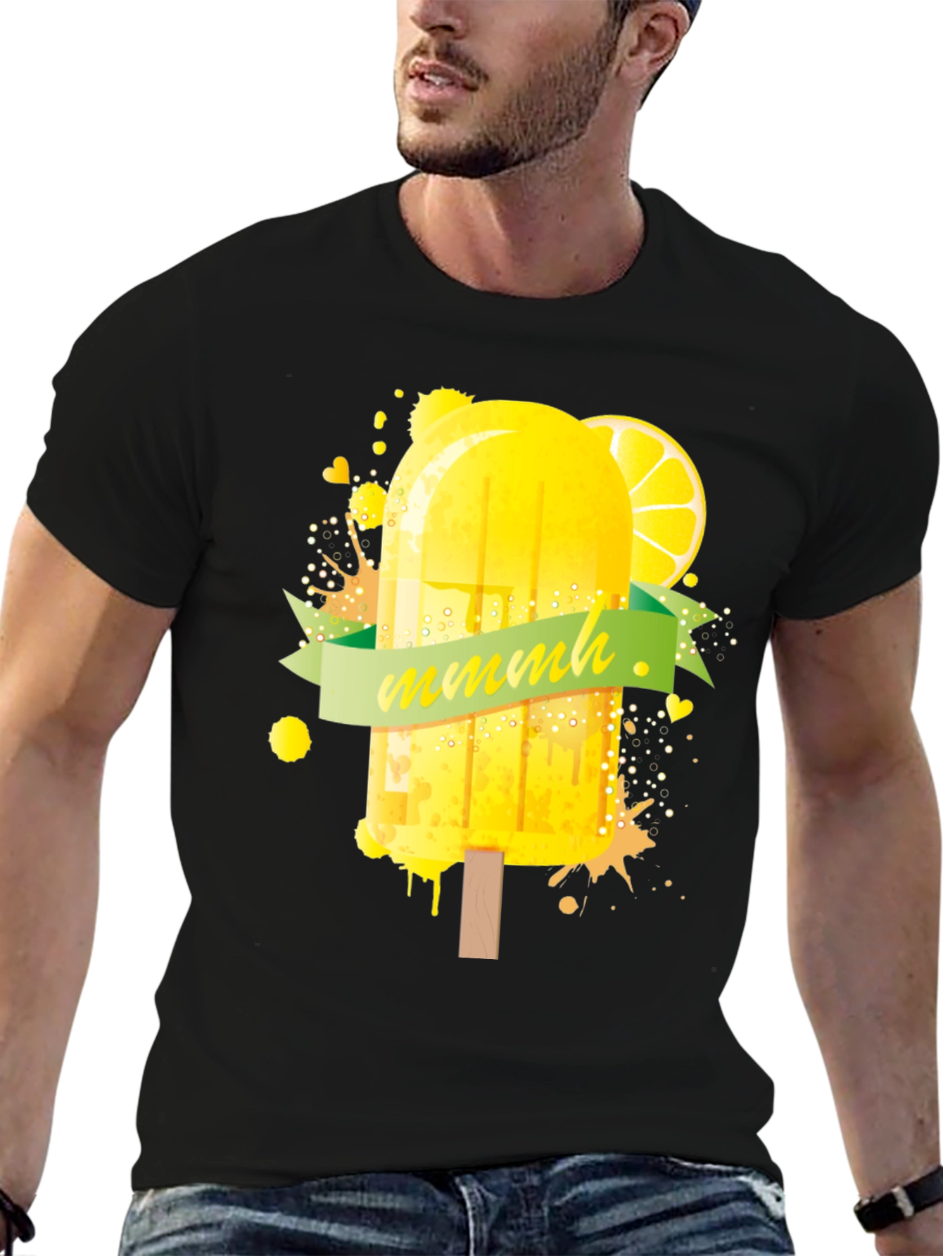Lemon Popsicle Graphic T-Shirt