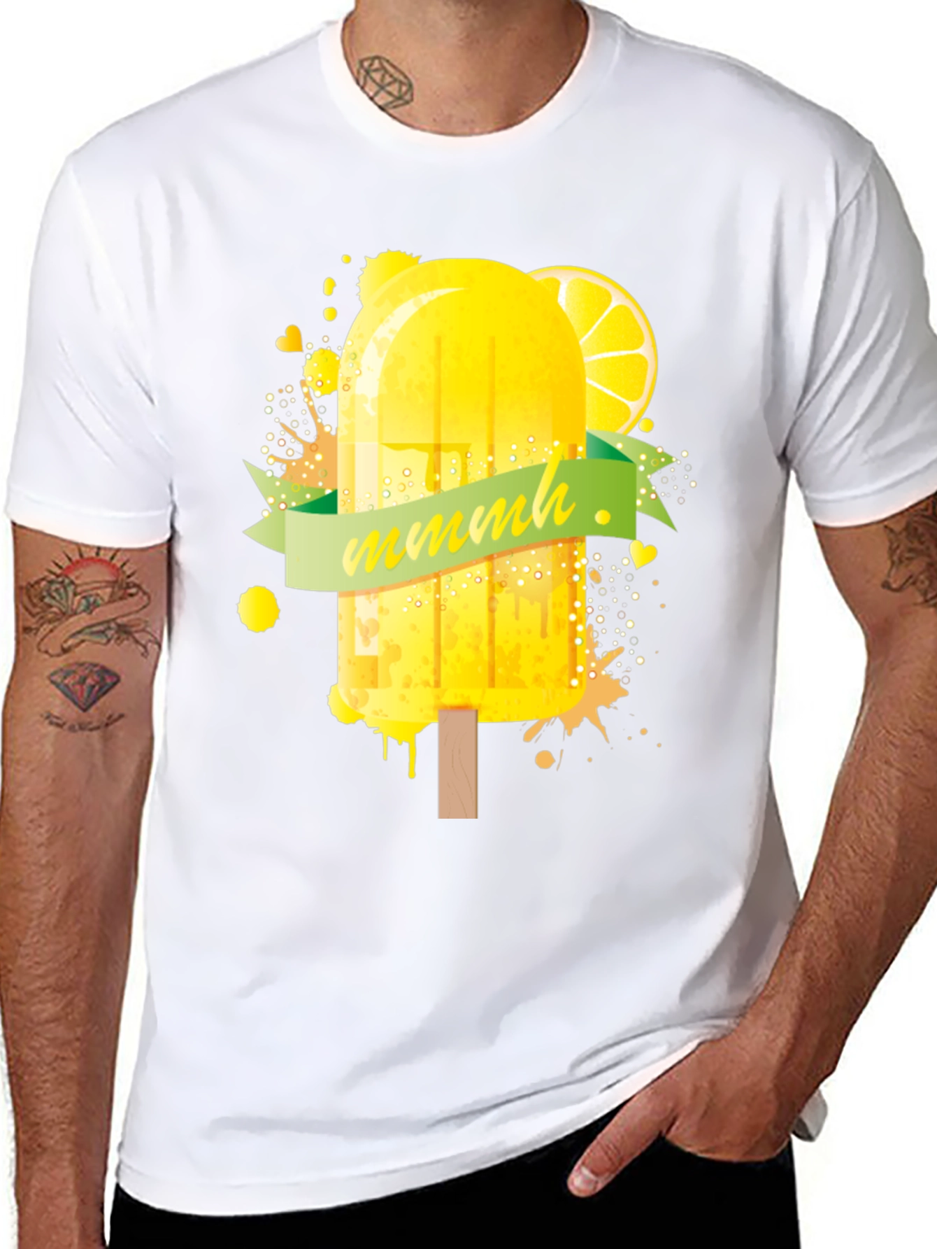 Lemon Popsicle Graphic T-Shirt