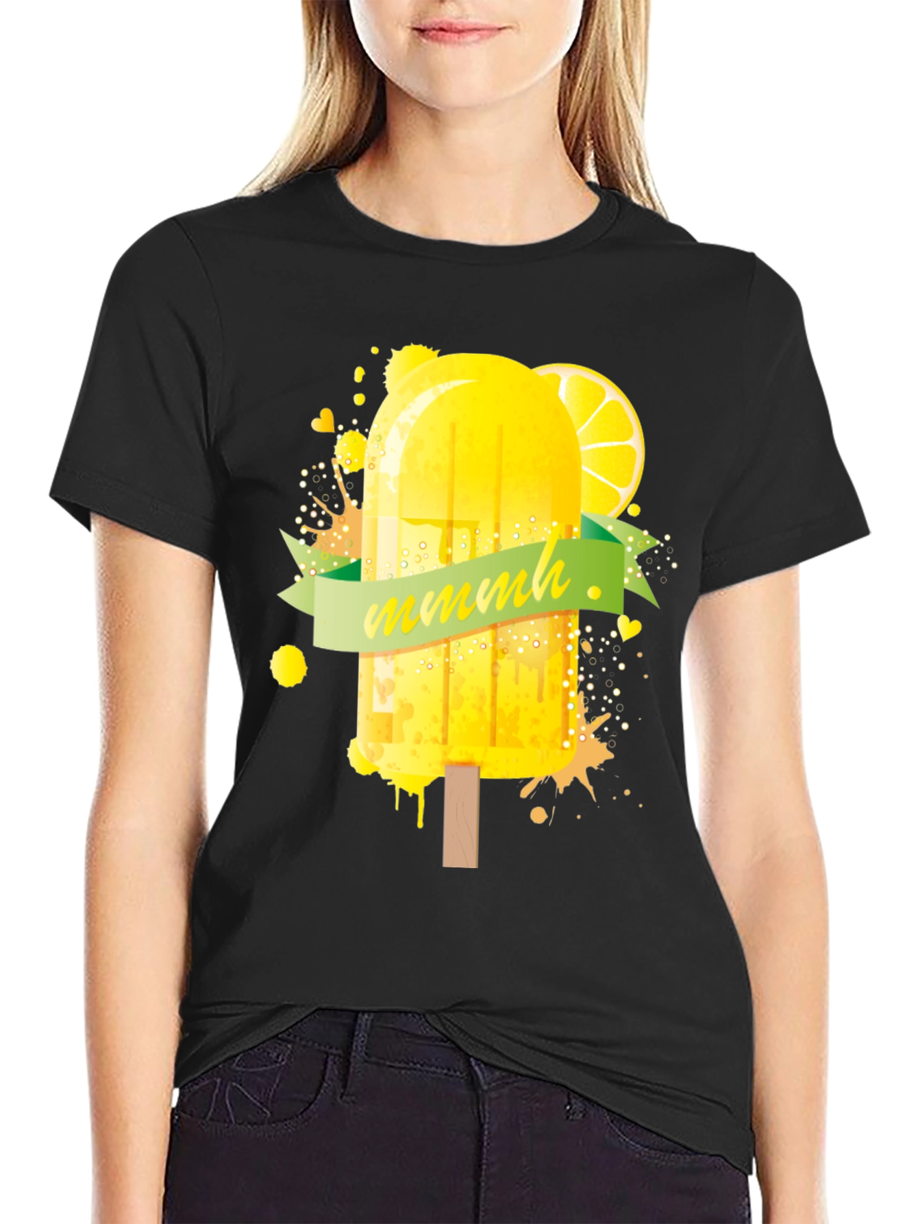 Lemon Popsicle Graphic T-Shirt