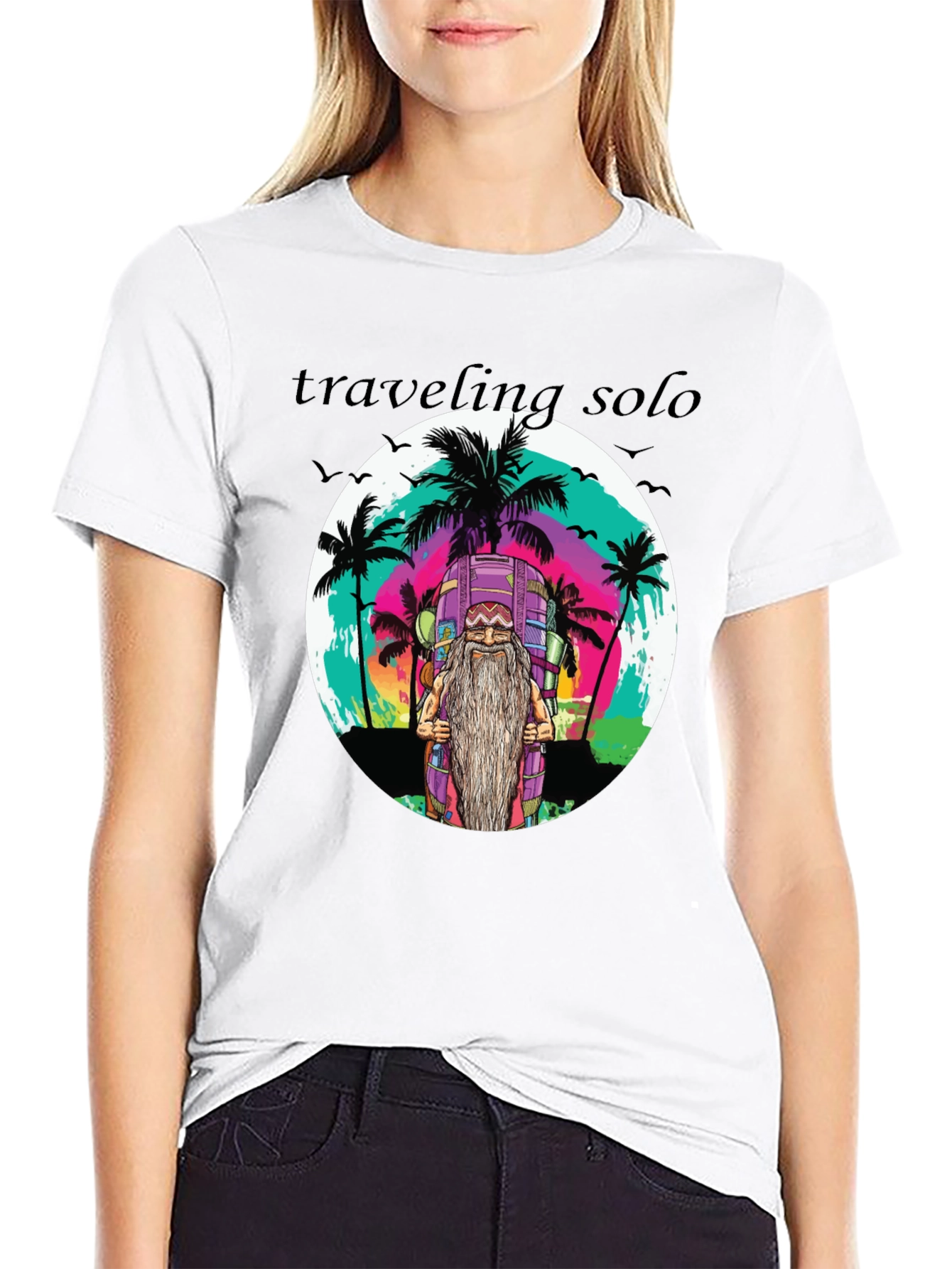 Traveling Solo Graphic Tee