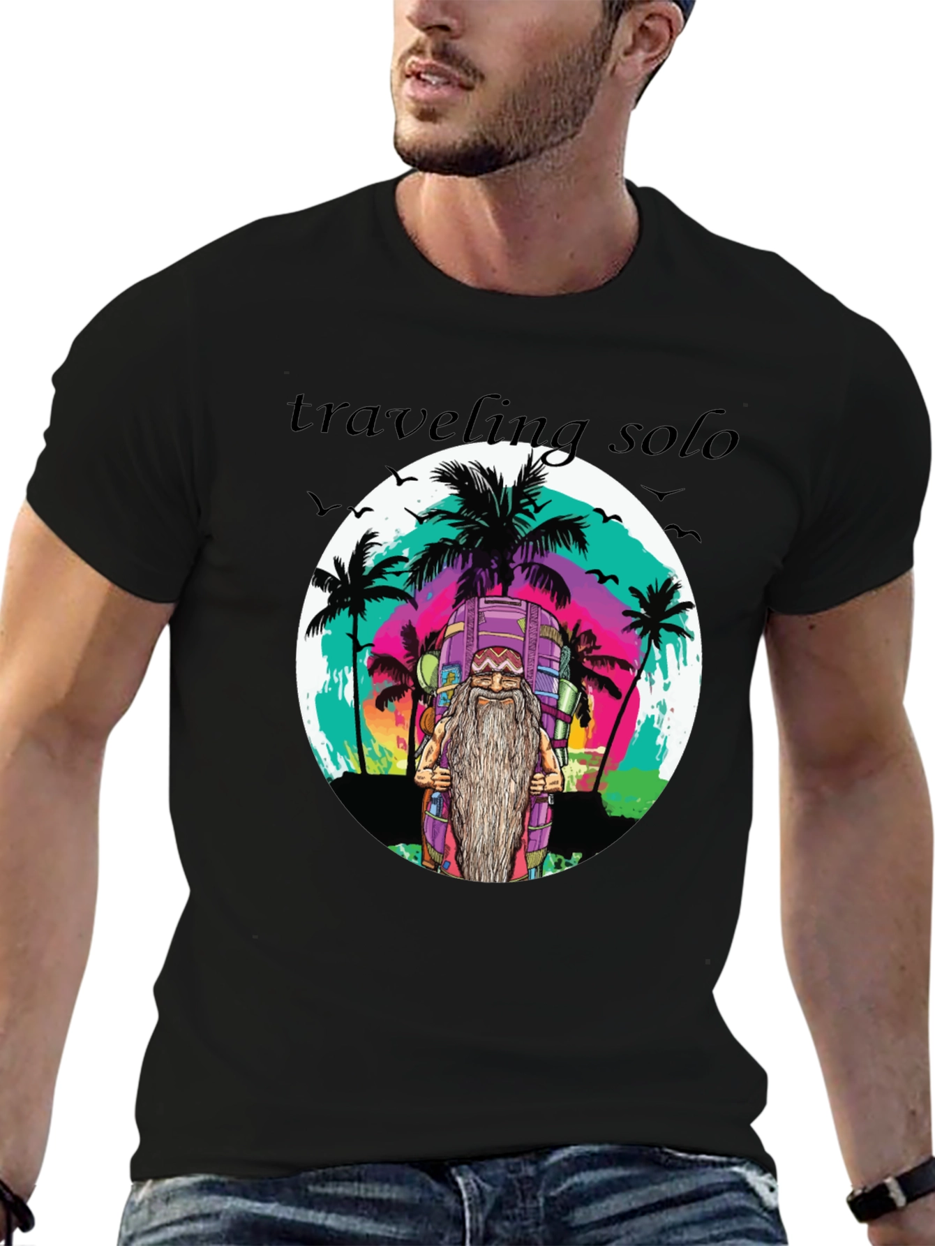 Traveling Solo Graphic Tee