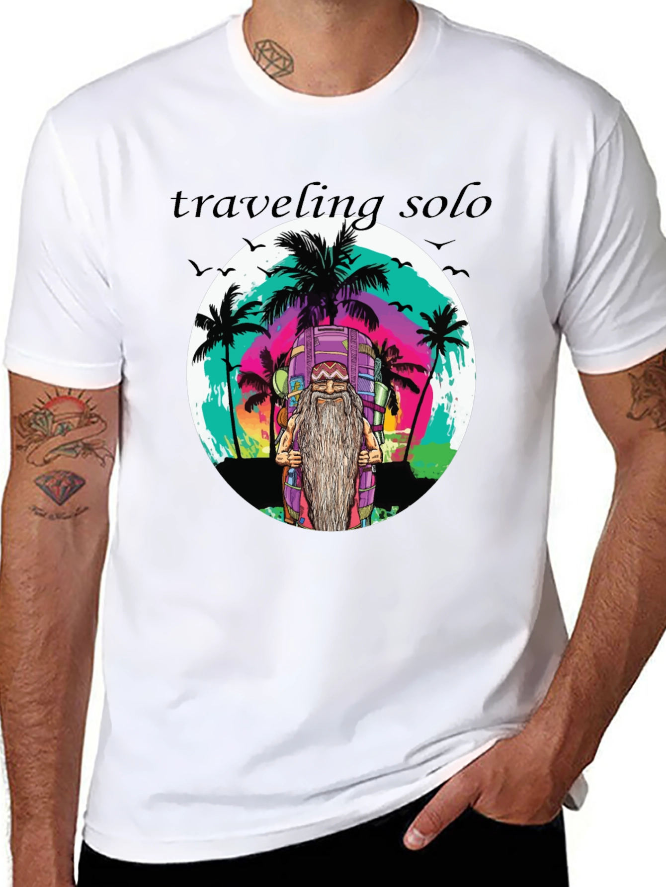 Traveling Solo Graphic Tee