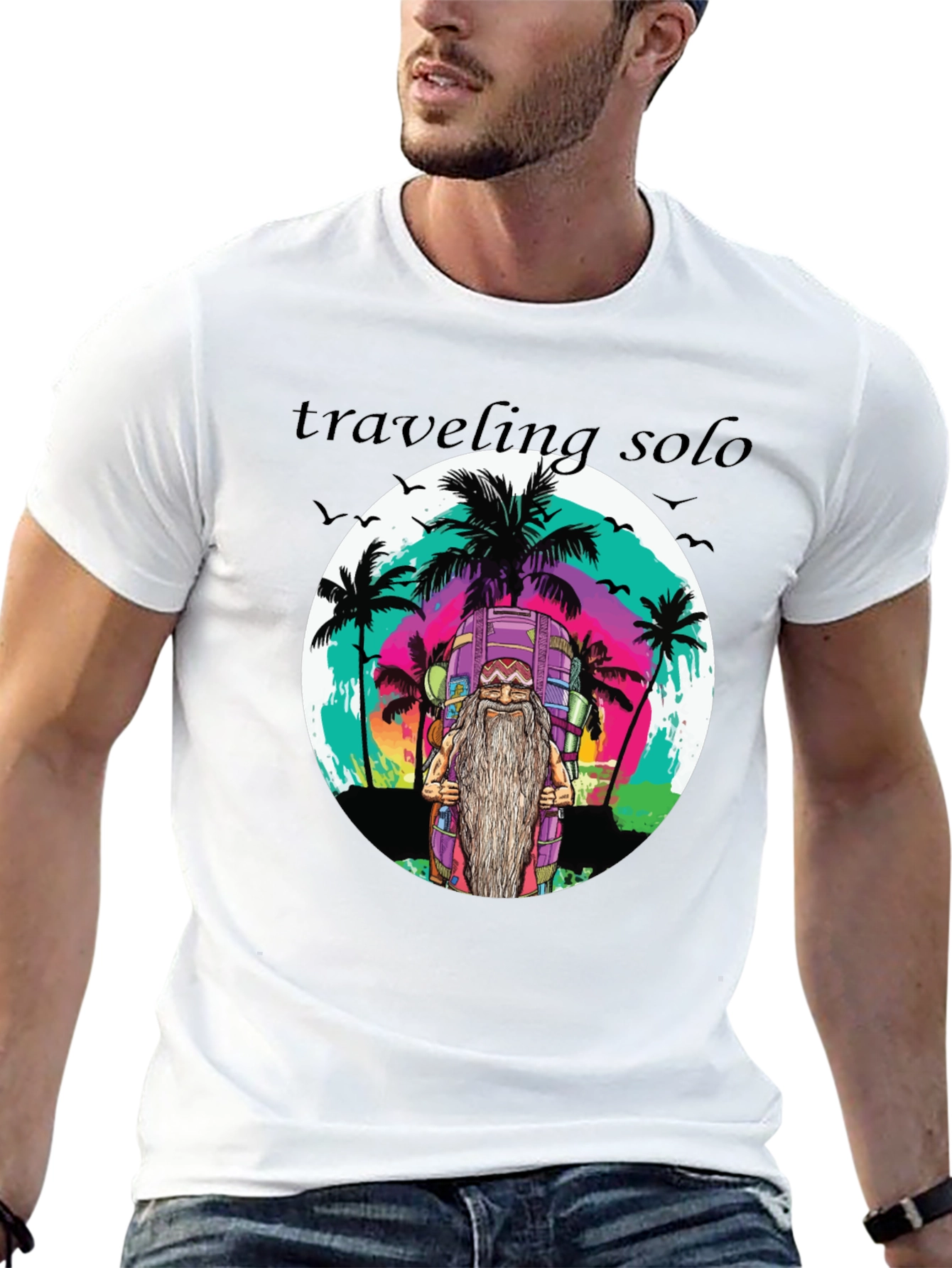 Traveling Solo Graphic Tee