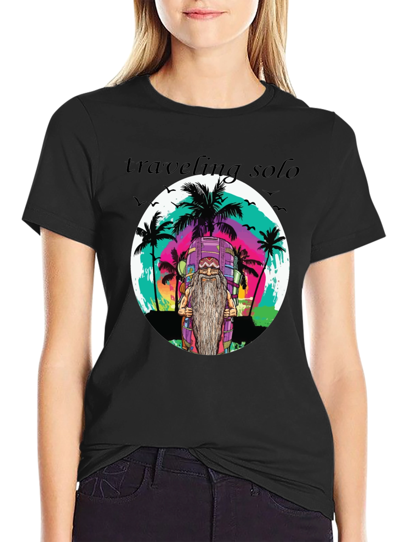 Traveling Solo Graphic Tee