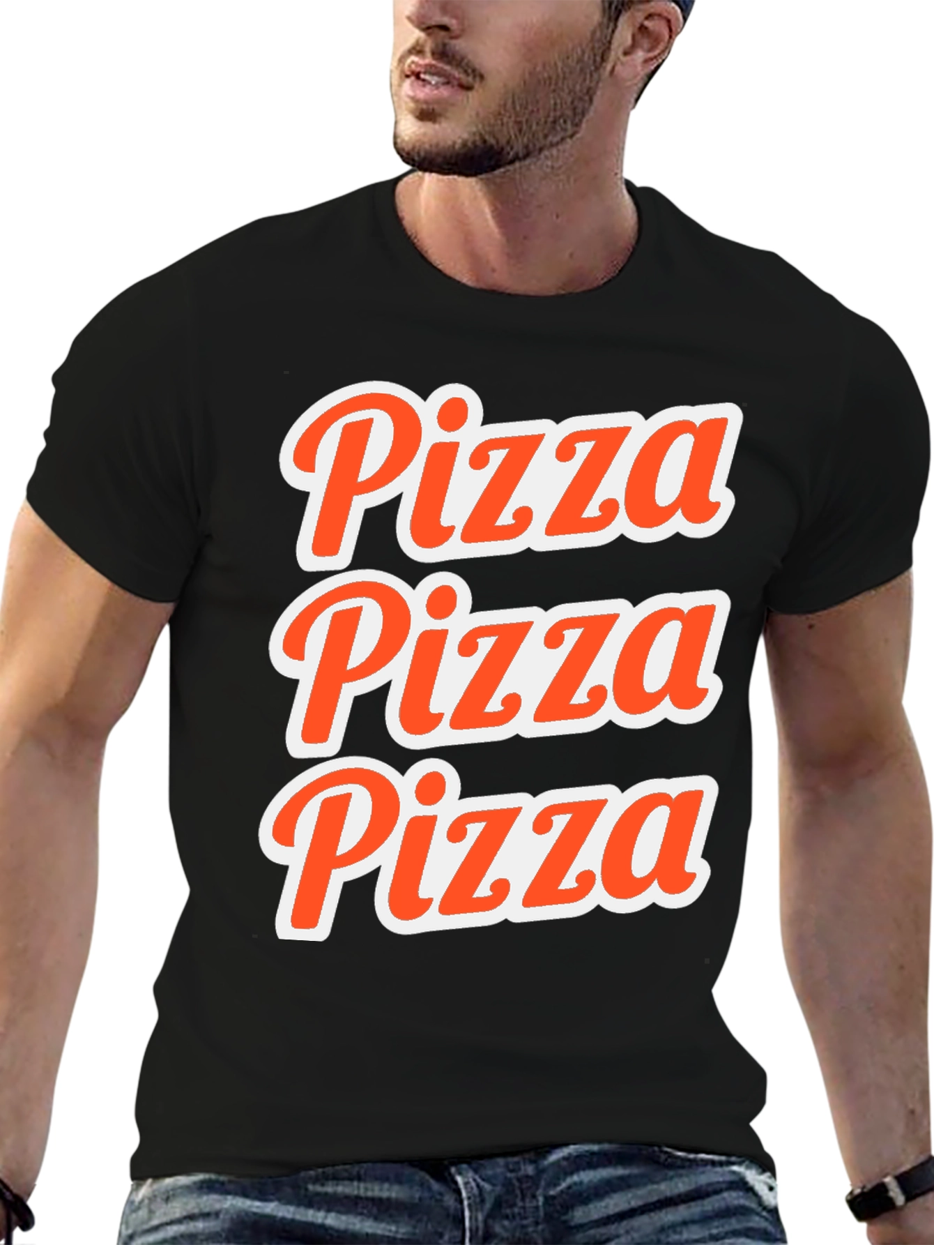Pizza Pizza Pizza Graphic Tee - Soft Cotton T-Shirt