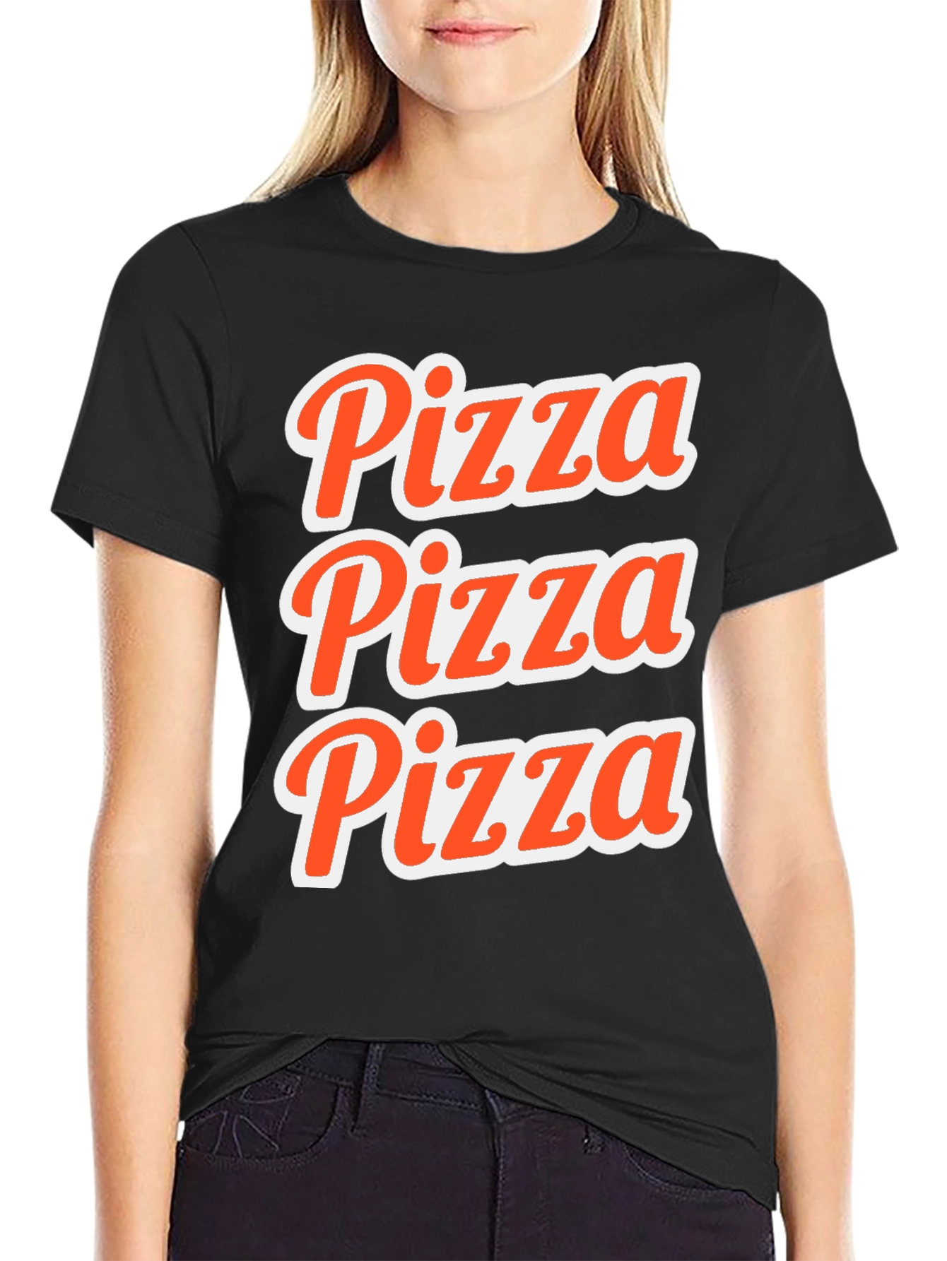 Pizza Pizza Pizza Graphic Tee - Soft Cotton T-Shirt