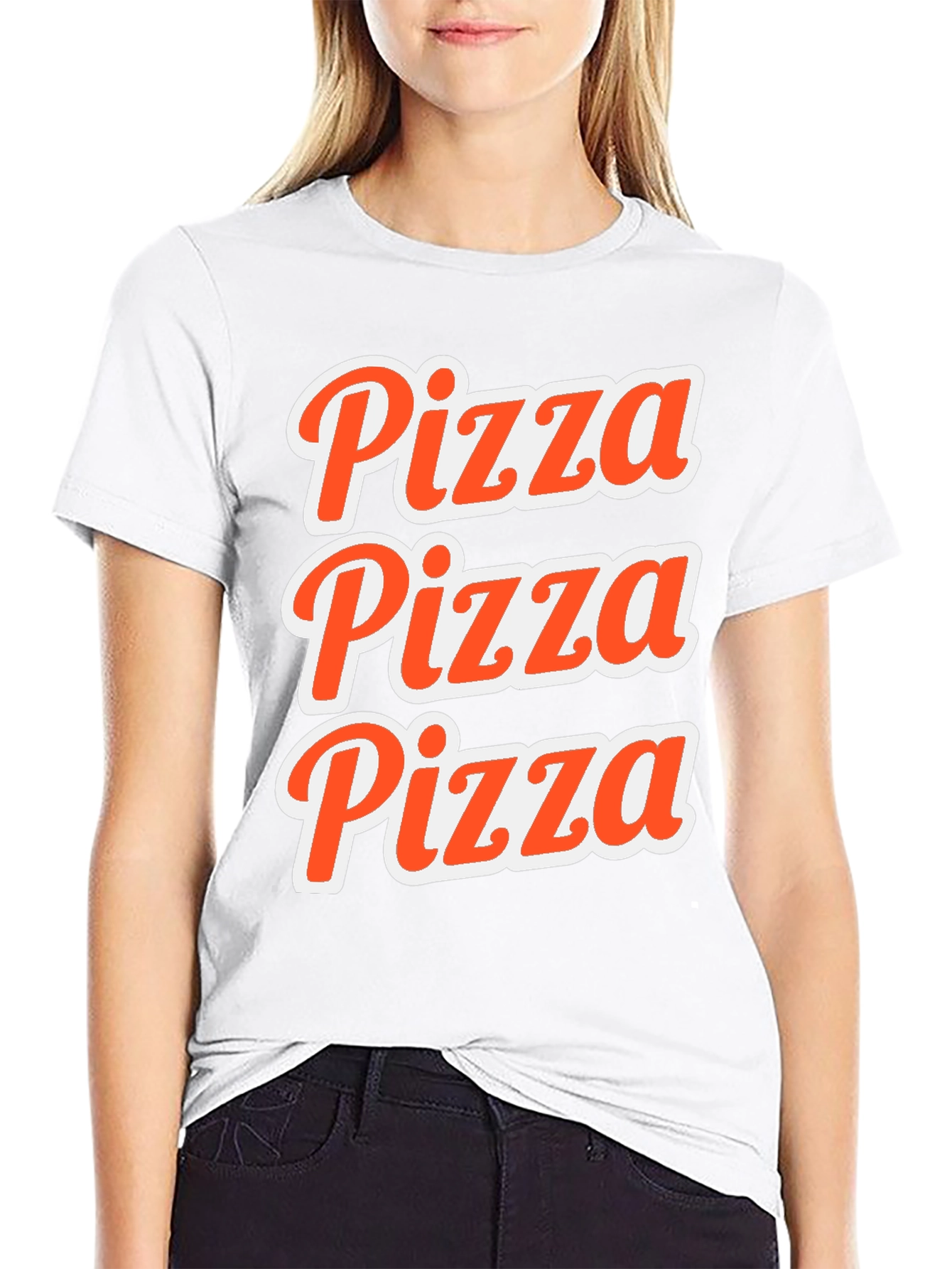 Pizza Pizza Pizza Graphic Tee - Soft Cotton T-Shirt