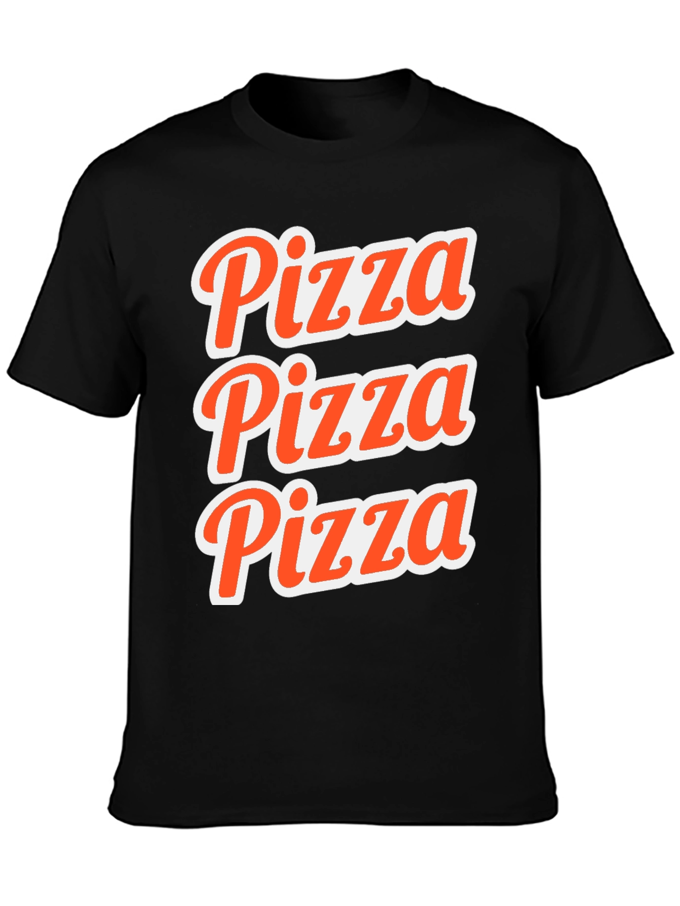 Pizza Pizza Pizza Graphic Tee - Soft Cotton T-Shirt