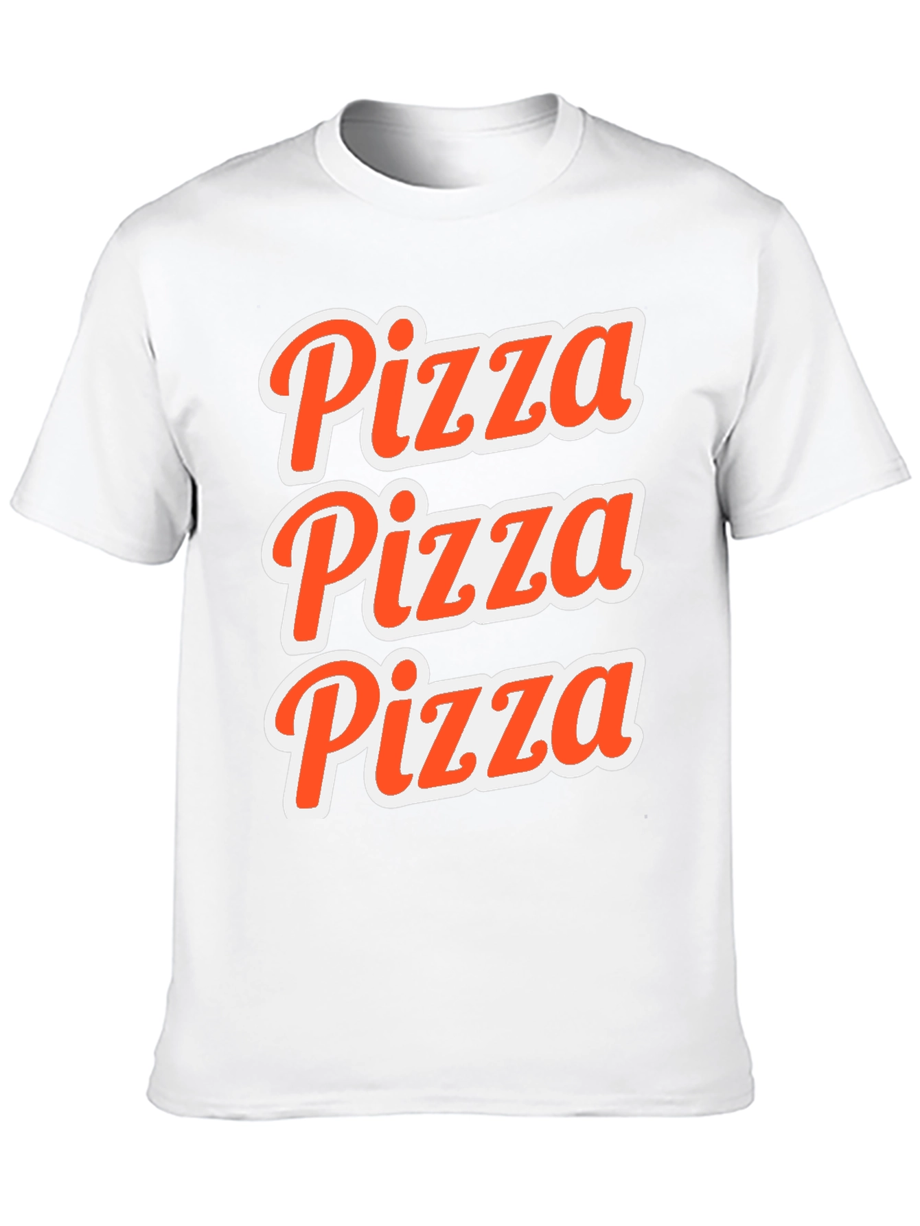 Pizza Pizza Pizza Graphic Tee - Soft Cotton T-Shirt