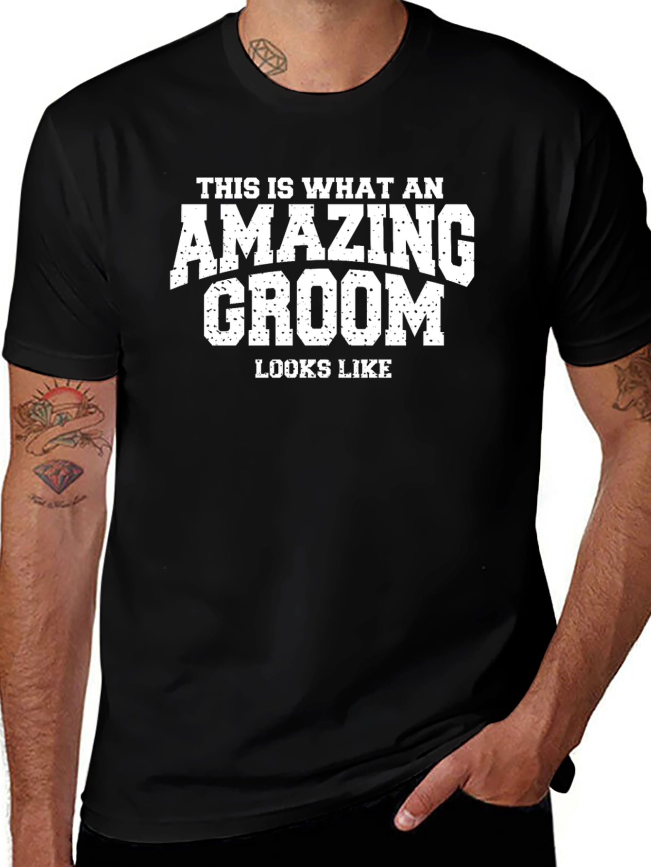 Amazing Groom T-Shirt - Wedding Party Apparel