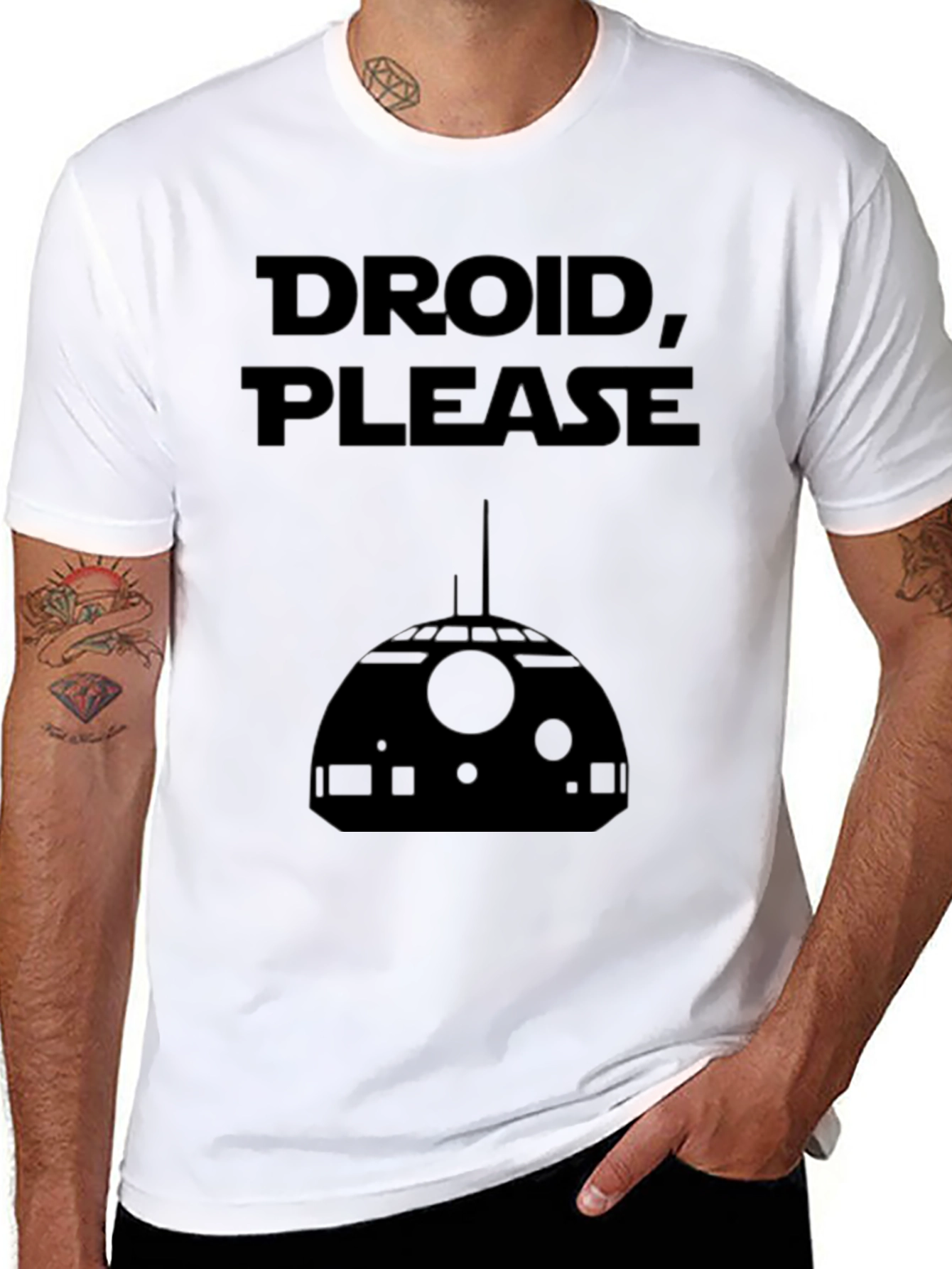 Droid Please T-Shirt - Sci-Fi Apparel