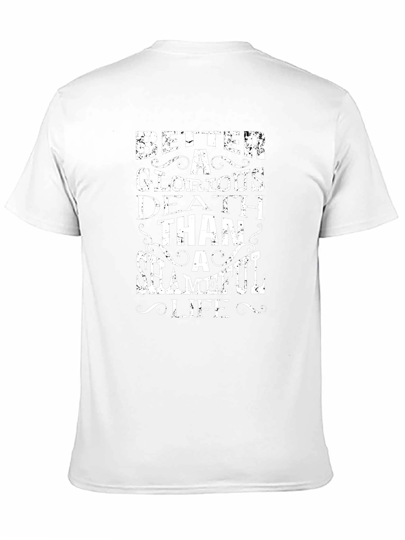 Glorious Death Graphic T-Shirt - Black