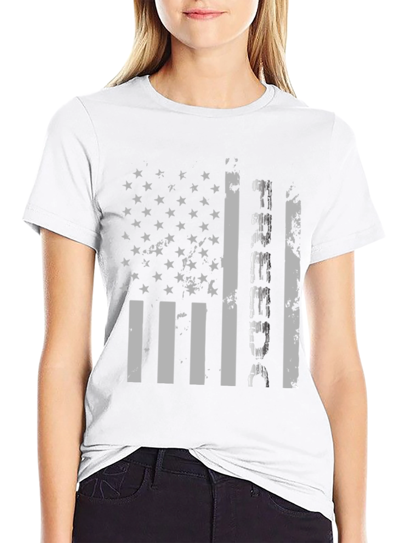 Distressed American Flag USA T-Shirt