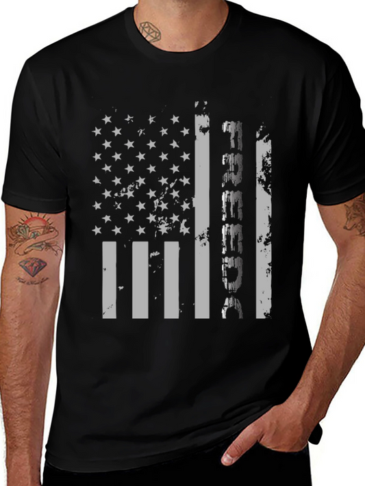 Distressed American Flag USA T-Shirt